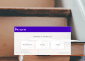 Kenyon-csm.symplicity.com