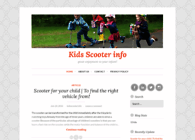 Kidsscooterinfo.wordpress.com