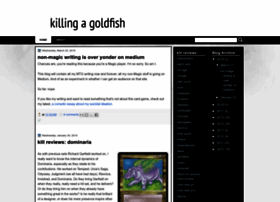 Killingagoldfish.blogspot.com