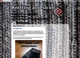 Knitting-and-so-on.blogspot.ch