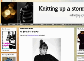 Knitting-up-a-storm.blogspot.com