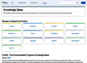 Knowledgebase.progress.com