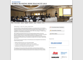 Koreariskdialogue2013.asianbankerforums.com