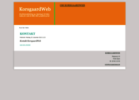 korsgaardweb.dk