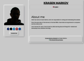 Krasen.markov.website