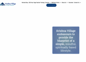 Krishnavillage-retreat.com