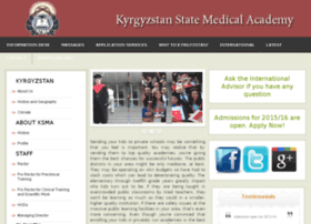kyrgyzstanstatemedicalacademy.com
