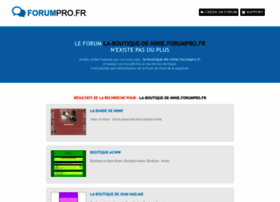 la-boutique-de-ninie.forumpro.fr
