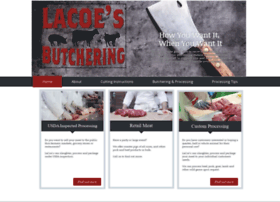 Lacoescustombutchering.com
