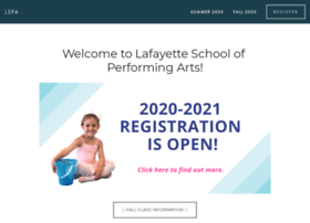 Lafayetteschoolofperformingarts.com