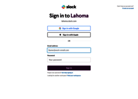 Lahoma.slack.com