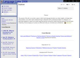 Languagelinks2006.wikispaces.com