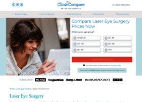 Lasereyesurgery.cliniccompare.co.uk
