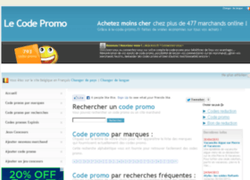 le-code-promo.be
