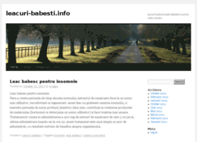 leacuri-babesti.info