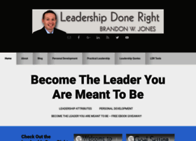 Leadershipdoneright.com