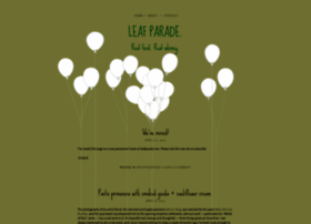 Leafparade.wordpress.com