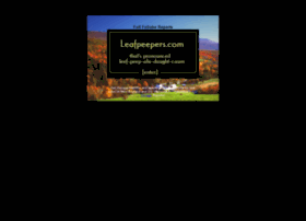 Leafpeepers.com