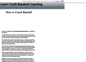 learn-youth-baseball-coaching.com