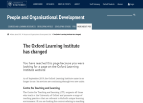 Learning.ox.ac.uk