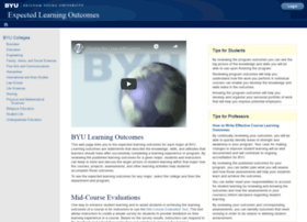 Learningoutcomes.byu.edu