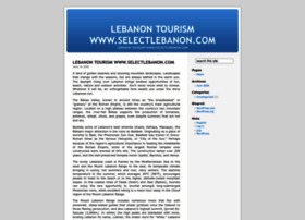 Lebanontourism.wordpress.com