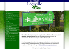 Leesvilleprideathleticclub.myonlinecamp.com
