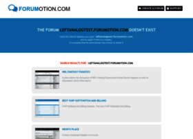 Leftanalogtest.forumotion.com