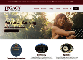 Legacystatebank.com