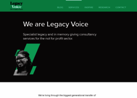 Legacyvoice.co.uk