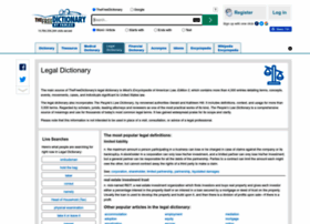 legal-dictionary.thefreedictionary.com