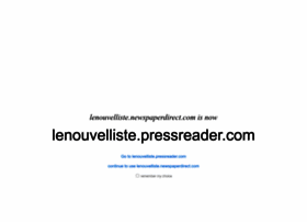 Lenouvelliste.newspaperdirect.com