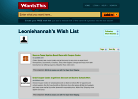 Leoniehannah.wantsthis.com