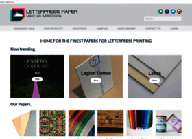 letterpresspaper.com