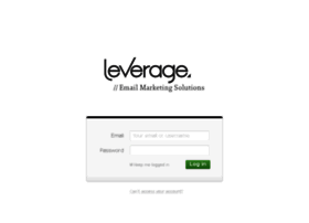 Leverage.createsend.com