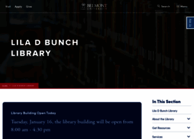 Library.belmont.edu