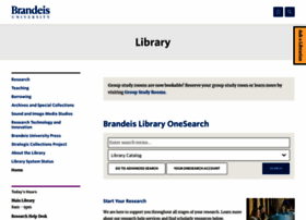 library.brandeis.edu