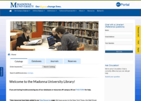Library.madonna.edu