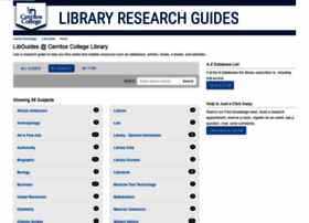 Libraryguides.cerritos.edu