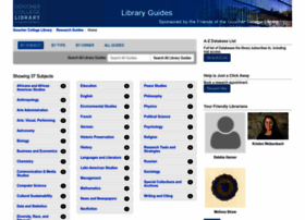 Libraryguides.goucher.edu