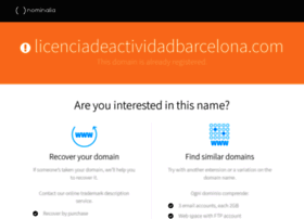 Licenciadeactividadbarcelona.com