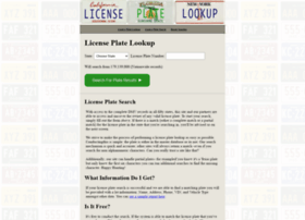 licenseplateslookup.com
