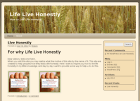 lifelivehonestly.com