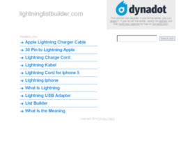 lightninglistbuilder.com
