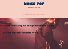 Lineup.noisepop.com