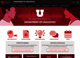 Linguistics.utah.edu
