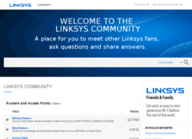 Linksys.lithium.com