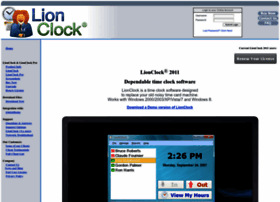 Lionclocksoftware.com