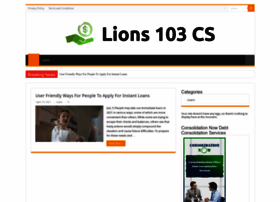 Lions103cs.org