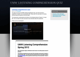 Listeningquiz.umwblogs.org